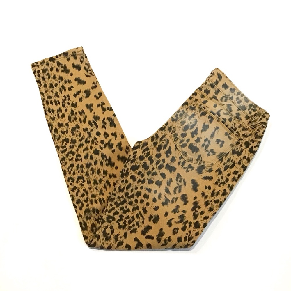 Flawless Vanilla Star Leopard Cheetah Print Jeans